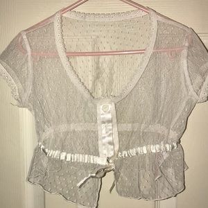 Girls Lace Cardigan Size 4/5